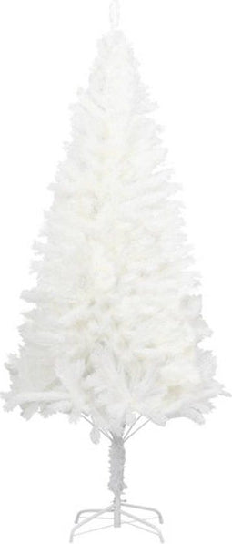 vidaXL - Kunstkerstboom - levensechte naalden - 180 cm - wit