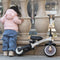 Qplay Stager - Driewieler 3-in-1 - Opvouwbaar - Bruin