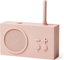 Lexon Tykho 3 - AM/FM Radio en Bluetooth Speaker - Waterdicht - Roze