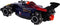 F1 R/C racewagen drift & smoke