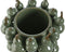Home ESPRIT - Vaas - Tropisch - Groen Keramiek 25 x 25 x 30 cm