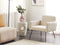 NARKEN - Fauteuil - Beige - Corduroy