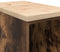 vidaXL - Garagekast - 30x51x85 - cm - massief - grenenhout - gerookt - eiken