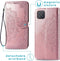 iMoshion Hoesje Geschikt voor Oppo Reno4 Z 5G Hoesje Met Pasjeshouder - iMoshion Mandala Bookcase - Rosé Goud