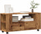 vidaXL - Tv-meubel - met - wielen - 102x34,5x43 - cm - bewerkt - hout - oud - hout