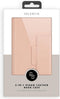 Selencia Hoesje Geschikt voor iPhone 13 Hoesje Met Pasjeshouder - Selencia Surya 2-in-1 Uitneembare Vegan Lederen Bookcase - Roze