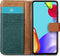 iMoshion Hoesje Geschikt voor Samsung Galaxy A52 (4G) / A52s / A52 (5G) Hoesje Met Pasjeshouder - iMoshion Luxe Canvas Bookcase - Groen