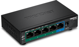 Trendnet TPE-TG52 - Schakelaar - 5x 1Gbps PoE+ 32W - Zwart