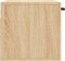 vidaXL - Wandkast - 60x36,5x35 - cm - bewerkt - hout - sonoma - eikenkleurig