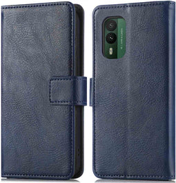 iMoshion Hoesje Geschikt voor Nokia XR21 Hoesje Met Pasjeshouder - iMoshion Luxe Bookcase - Donkerblauw