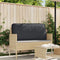 vidaXL - Ligbedkussen - voor - Zit-/Rugleuning - Zwart - 120x50x12 - cm - Oxford - Stof