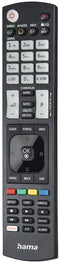 Hama 00221061 - Universele infrarood-afstandsbediening voor LG TV's - Lerende functie - Lichtgevende knoppen - 100% gerecycled ABS