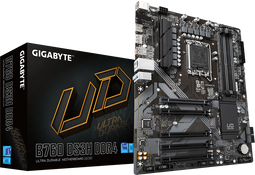 Gigabyte B760 DS3H - Moederbord - ATX - 4x DDR4 - Socket LGA 1700 - Intel B760