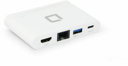 Dicota D31730 - USB-C Hub - USB Power Delivery 100 W - Wit