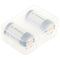 KEEPPOWER RCR123A - Li-Ion batterij 3V 1000mAh met micro USB - wit