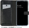 Selencia Samsung Galaxy S24 Plus - Echt Lederen Bookcase - 3 Pashouders - Zwart