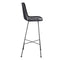 Pole to Pole - Fish Bone Bar Chair - Synthetic Rattan -Matt Black