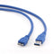 Gembird CCP-mUSB3-AMBM-0.5M - USB A/Micro B kabel - 0.5 meter - Blauw