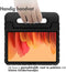 imoshion Samsung Galaxy Tab A7 - Kidsproof Backcover - Schokabsorberend met handvat - Zwart