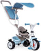 Smoby Baby Balade Plus - Driewieler met duwstang - Evoluerend - Blauw