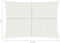 vidaXL - Zonnezeil - 160 - g/m² - 2x3,5 - m - HDPE - wit