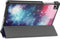 iMoshion Tablet Hoes Geschikt voor Samsung Galaxy Tab A7 Lite - iMoshion Design Trifold Bookcase - Meerkleurig / Paars /Space