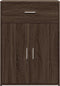 vidaXL - Dressoir - 60x30x84 - cm - bewerkt - hout - bruin - eikenkleur
