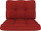 vidaXL - Palletkussens - 2 - st - stof - rood