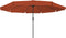 vidaXL - Tuinparasol - 100 - x - 62 - cm - Terracotta