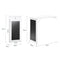 SoBuy FWT03-PF - Eettafel inklapbaar - Max. 80 kg - 75 x 50 x 76 cm - Wit