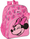Rugzak, Schoolrugzak Minnie Mouse Loving 33 x 42 x 14 cm - Roze