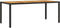vidaXL Tuintafel met acaciahouten blad 190x90x75 cm poly rattan zwart