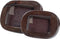BePureHome Wanddecoratie Vertex - Hout - Walnoot - 19x29x3