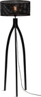 GOOD&MOJO Vloerlamp Java - Bamboe Zwart - 50x50x145cm - Driepoot - - Staande lampen voor Woonkamer - Slaapkamer