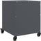vidaXL - Nachtkastjes - 2 - st - 36x39x43,5 - cm - staal - antracietkleurig