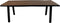 HSM Collection Eettafel Rechthoekig 240cm Walnoot Bruin Acaciahout/Metaal