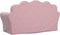 vidaXL Kinderslaapbank 2-zits zacht pluche roze