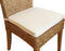 SVJ Eetkamerstoelen - 60x48x98 cm - Rotan - Lichtbruin - Set van 6