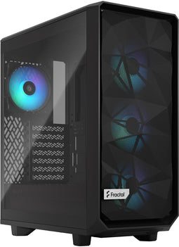 Fractal Design Meshify 2 Compact - PC Behuizing - ATX Micro-ATX Mini-ITX - RGB - Zwart