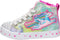 Skechers TWI-LITES 2.0 - Meisjes Sneakers - Unicorn Galaxy - Pink/Multi - Maat 28
