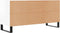 vidaXL - Tv-meubel - 104x35x50 - cm - bewerkt - hout - hoogglans - wit