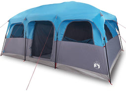 vidaXL - Gezinstent - 9-persoons - waterdicht - blauw