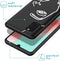 iMoshion Hoesje Geschikt voor Samsung Galaxy A41 Hoesje Siliconen - iMoshion Design hoesje - Wit / Zwart / Line Art Woman White