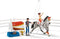 schleich HORSE CLUB Speelfigurenset - Mia's Springset - Kinderspeelgoed voor Jongens en Meisjes - 5 tot 12 jaar - 18 Onderdelen - 42443