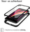 Accezz Hoesje Geschikt voor iPhone SE (2022) / SE (2020) / 8 / 7 Hoesje - Accezz 360° Full Protective Cover - Zwart
