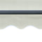 vidaXL - Luifel - uittrekbaar - met - windsensor - en - LED - 600x300 - cm - crème
