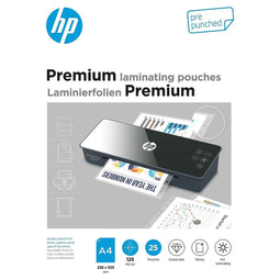 HP 9122 - Lamineerfolies A4 - Geperforeerd 125 Micron Glanzend (25 stuks)