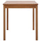 vidaXL - Eettafel - 140x70x73 - cm - grenenhout - honingbruin