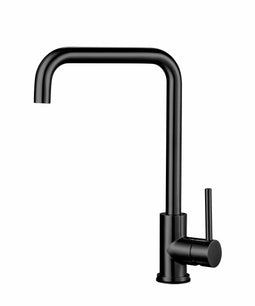 Inventum IMK501ZWA - Eenhendel mengkraan - U-uitloop - Zwart