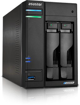 Asustor Lockerstor 2 Gen2 (AS6702T) - NAS - 2x 2.5"/3.5" bays - 4x M.2 slots - Hot-swap